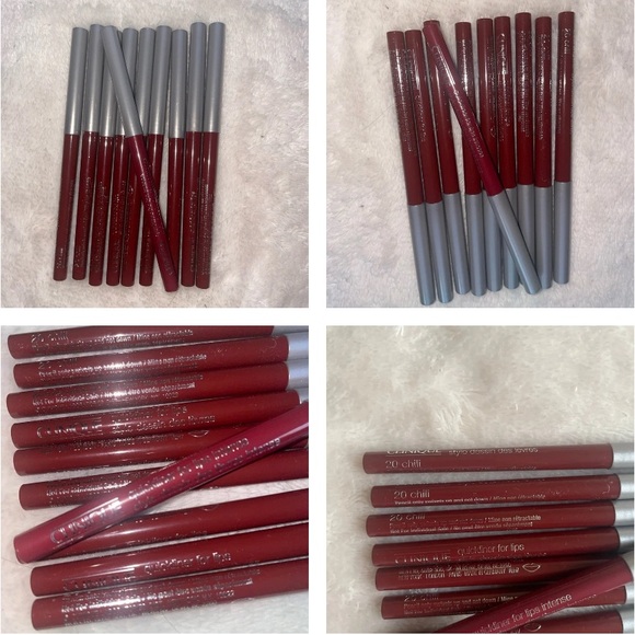 10 pcs Brand New Clinique quickliner for lips shade#20 chilli